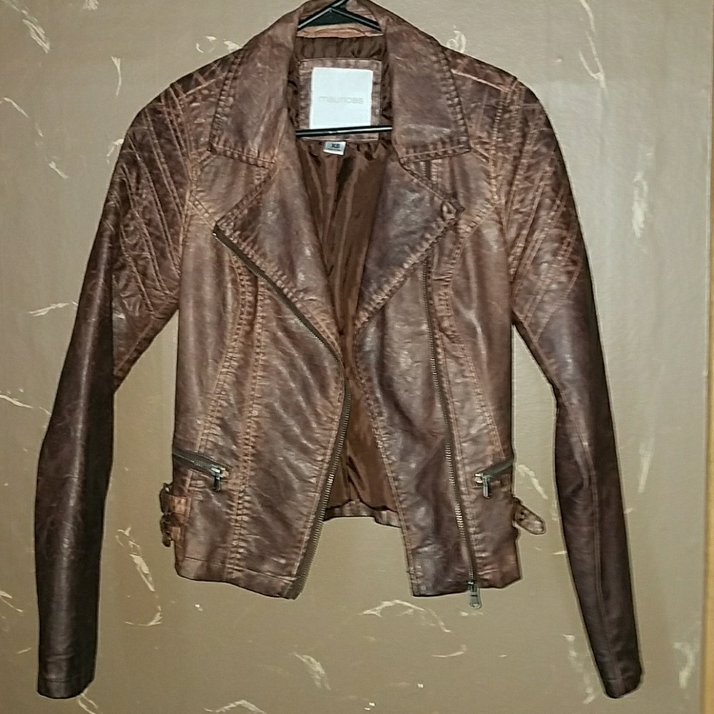 Faux Moto Jacket